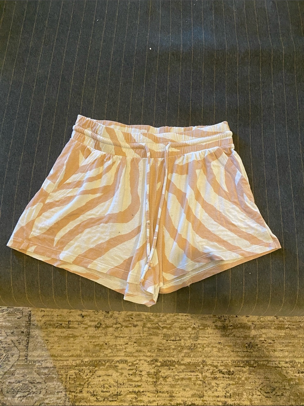 Stars Above Striped Pajama Shorts